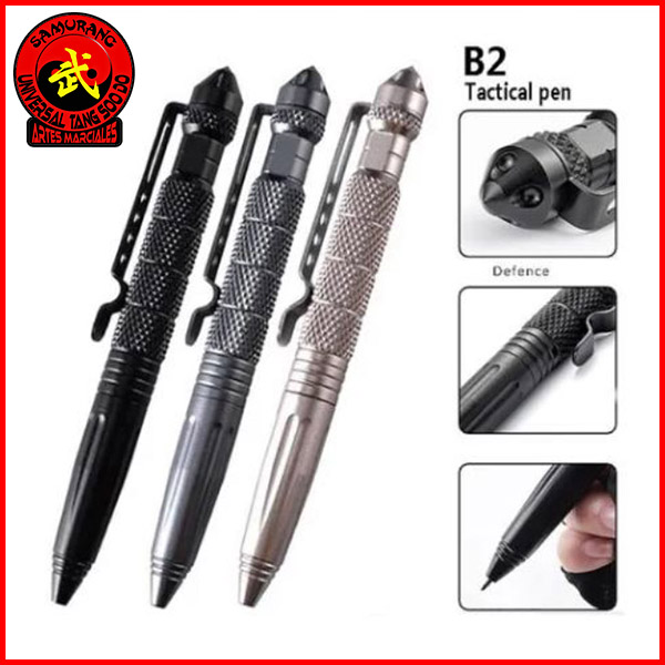 Lápiz táctico para defensa personal (aluminio con punta)-image